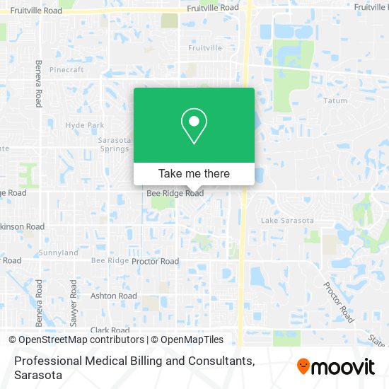 Professional Medical Billing and Consultants map