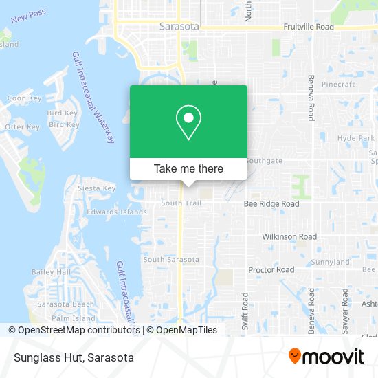 Mapa de Sunglass Hut