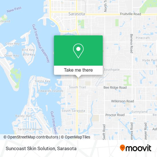Suncoast Skin Solution map