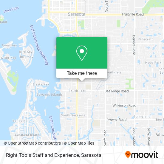Right Tools Staff and Experience map