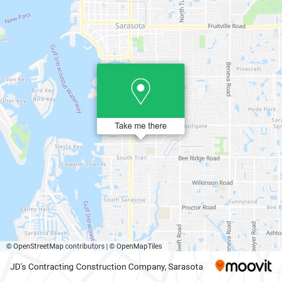 JD's Contracting Construction Company map