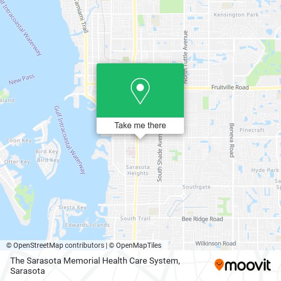 Mapa de The Sarasota Memorial Health Care System