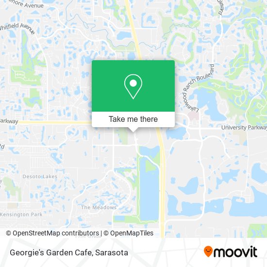 Mapa de Georgie's Garden Cafe
