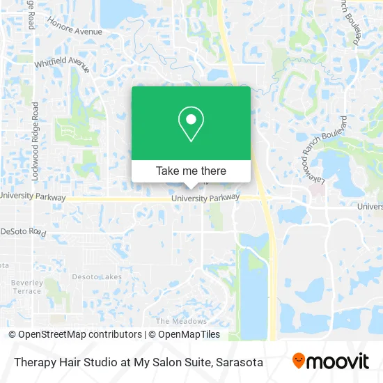 Mapa de Therapy Hair Studio at My Salon Suite