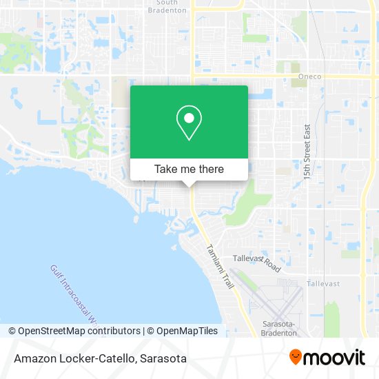 Mapa de Amazon Locker-Catello