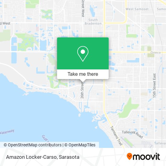 Amazon Locker-Carso map