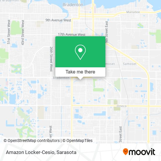 Amazon Locker-Cesio map