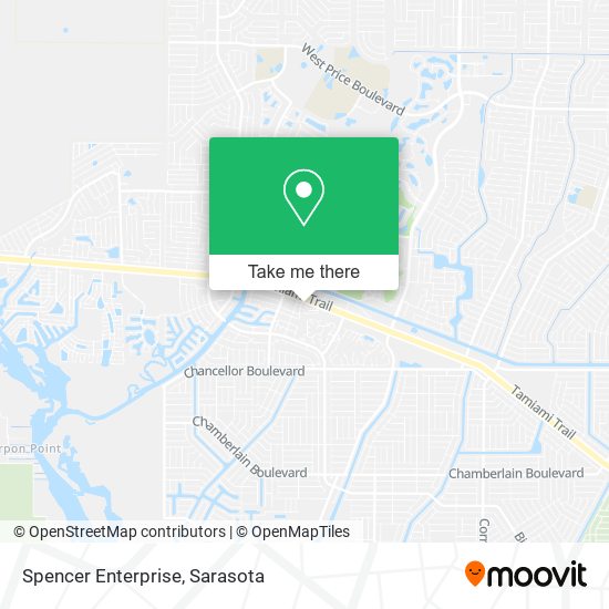 Spencer Enterprise map