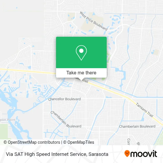 Via SAT High Speed Internet Service map