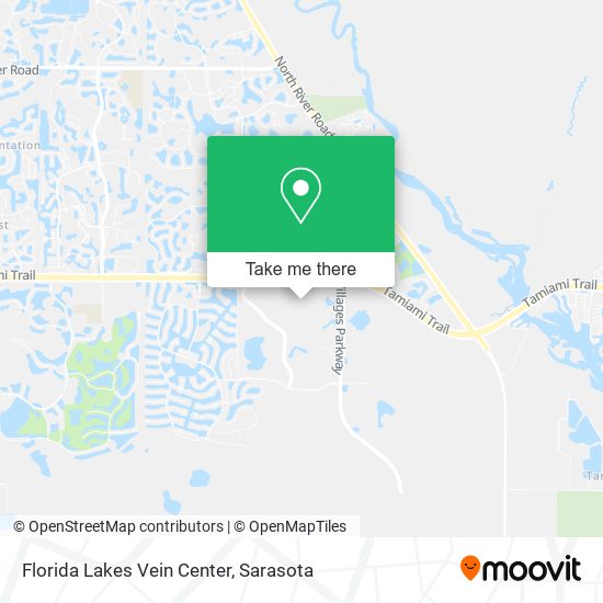 Florida Lakes Vein Center map