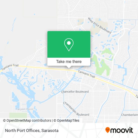 North Port Offices map