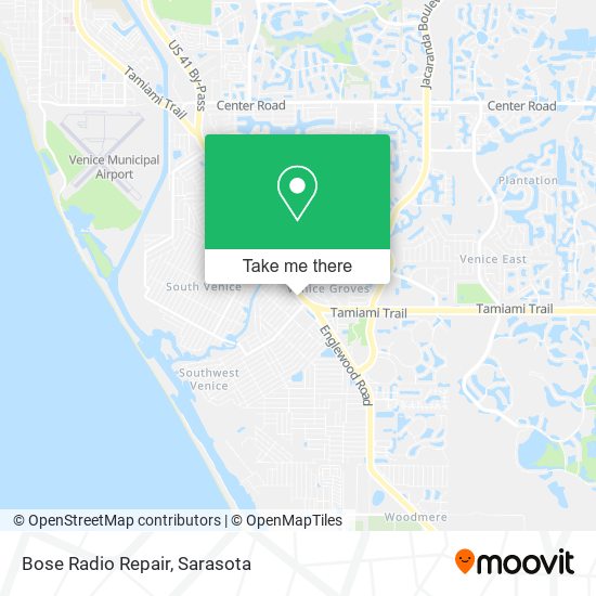 Bose Radio Repair map