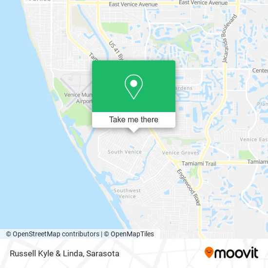 Russell Kyle & Linda map