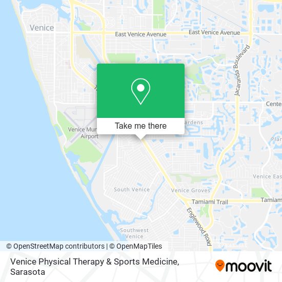 Venice Physical Therapy & Sports Medicine map