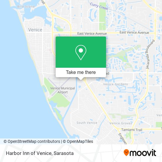 Harbor Inn of Venice map