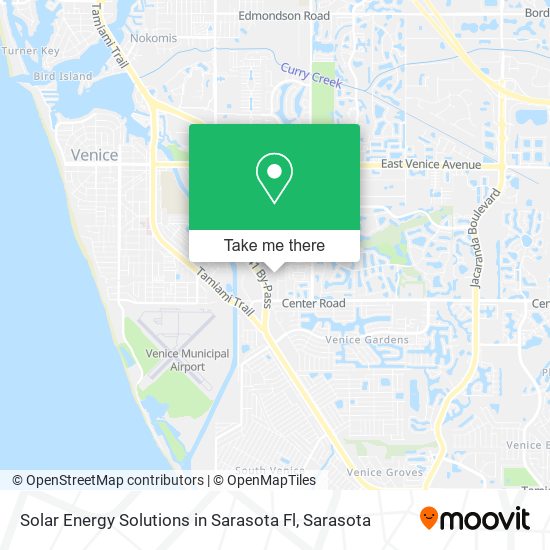 Solar Energy Solutions in Sarasota Fl map