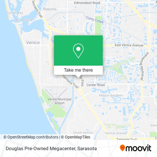 Douglas Pre-Owned Megacenter map