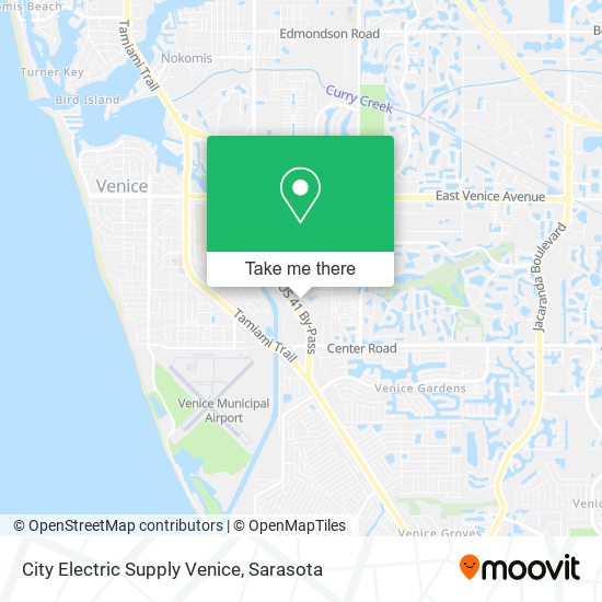 City Electric Supply Venice map