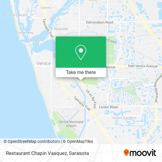 Restaurant Chapin Vasquez map