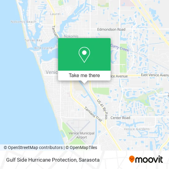 Gulf Side Hurricane Protection map