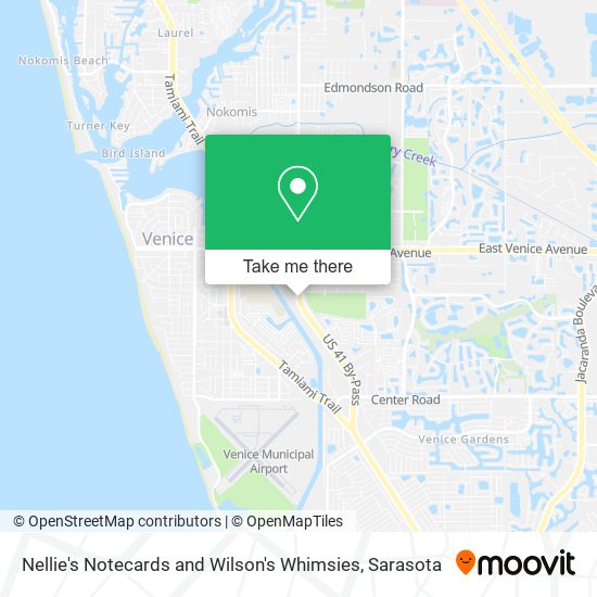 Mapa de Nellie's Notecards and Wilson's Whimsies