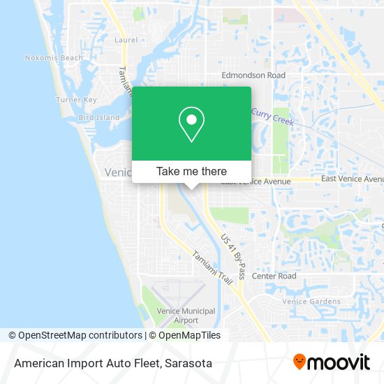 American Import Auto Fleet map