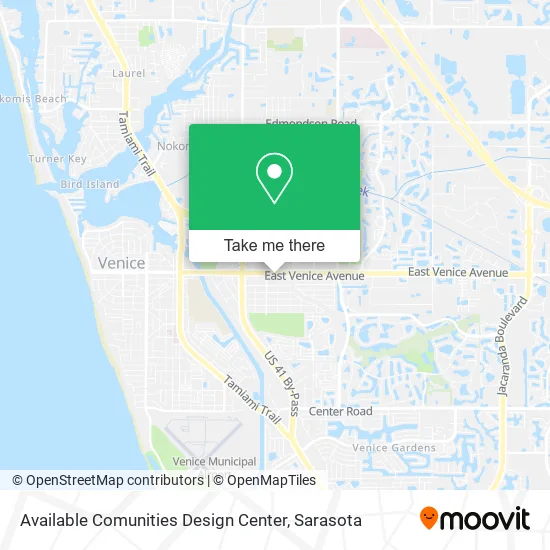 Available Comunities Design Center map