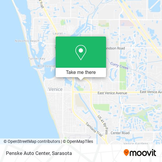 Penske Auto Center map