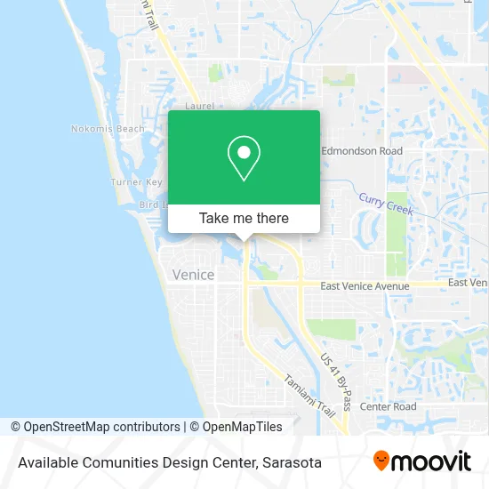 Available Comunities Design Center map
