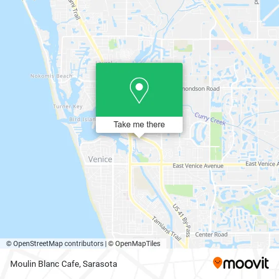 Moulin Blanc Cafe map