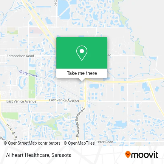 Allheart Healthcare map