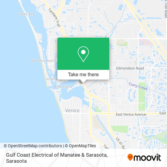 Gulf Coast Electrical of Manatee & Sarasota map