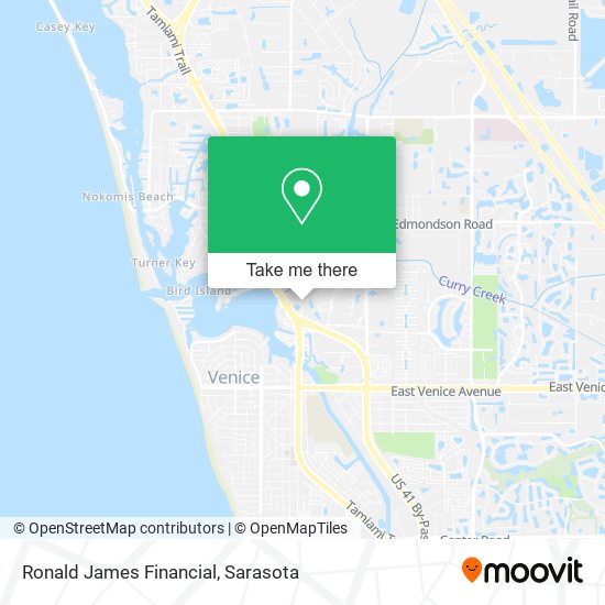 Ronald James Financial map