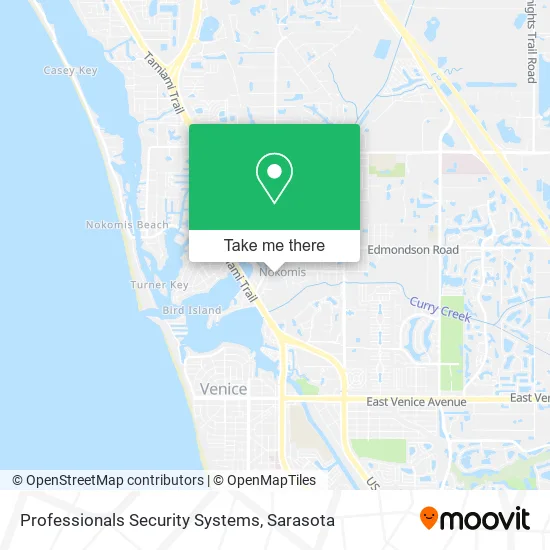 Professionals Security Systems map