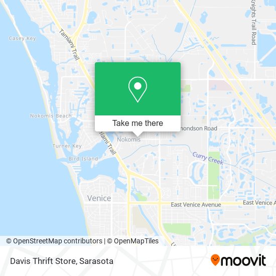 Mapa de Davis Thrift Store