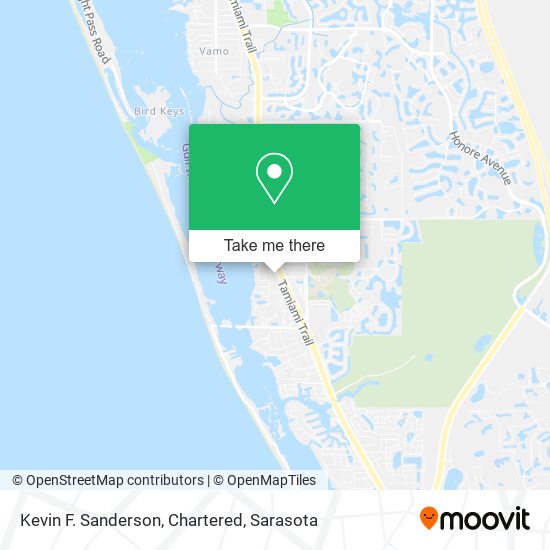 Kevin F. Sanderson, Chartered map