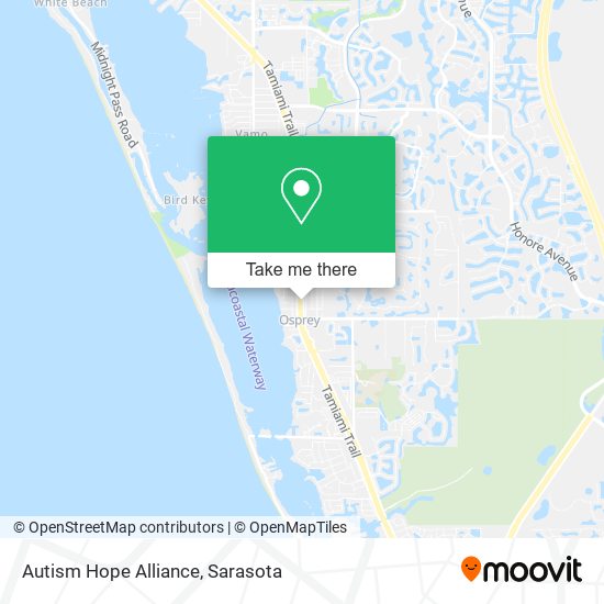 Autism Hope Alliance map