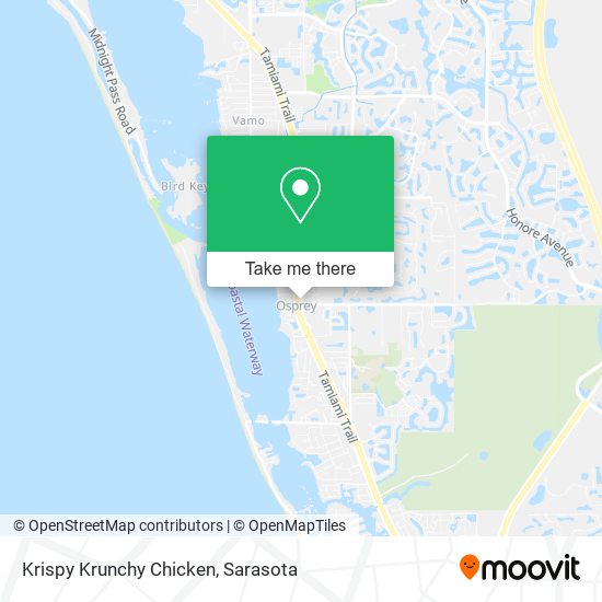 Krispy Krunchy Chicken map