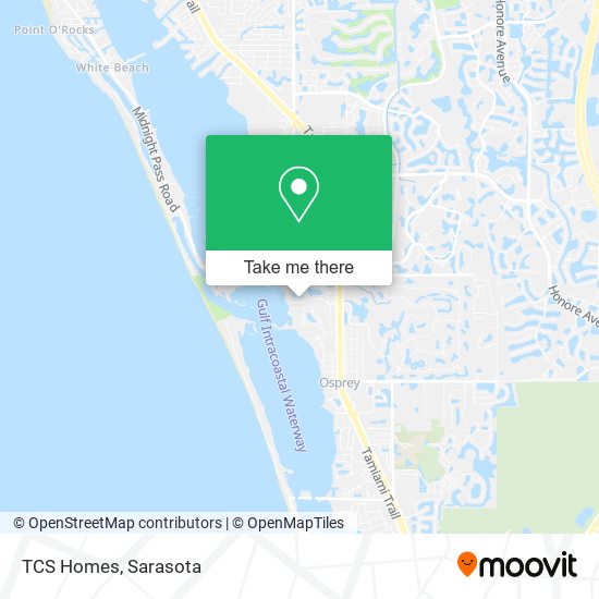 Mapa de TCS Homes