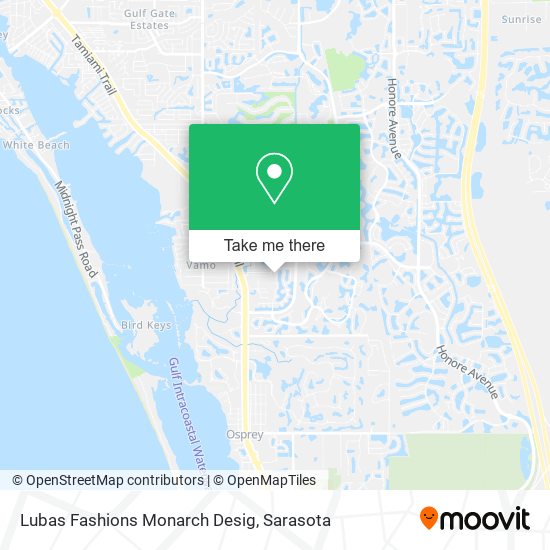 Lubas Fashions Monarch Desig map