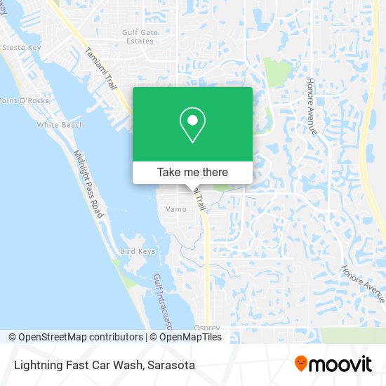 Mapa de Lightning Fast Car Wash