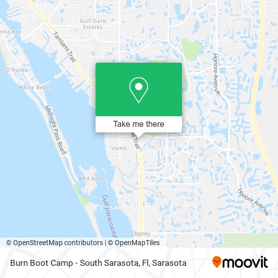 Mapa de Burn Boot Camp - South Sarasota, Fl