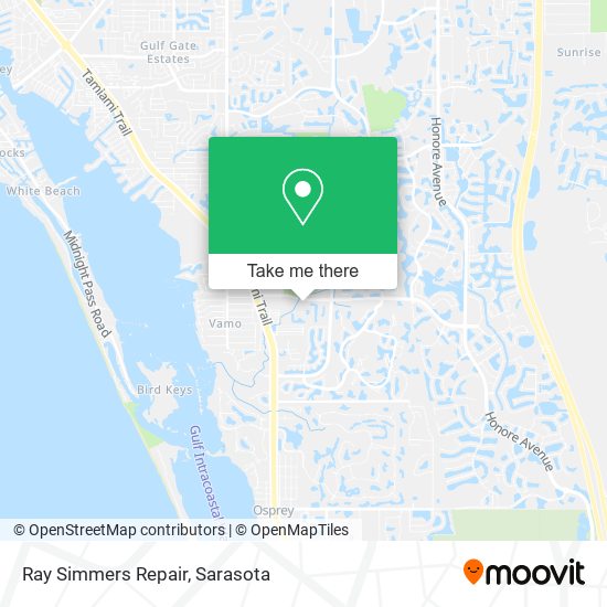 Ray Simmers Repair map