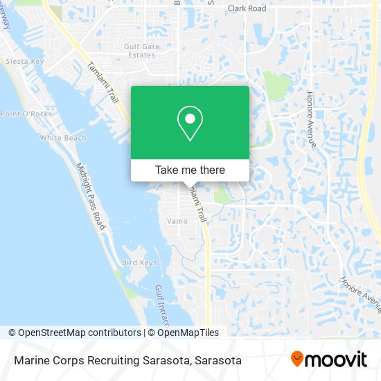 Mapa de Marine Corps Recruiting Sarasota