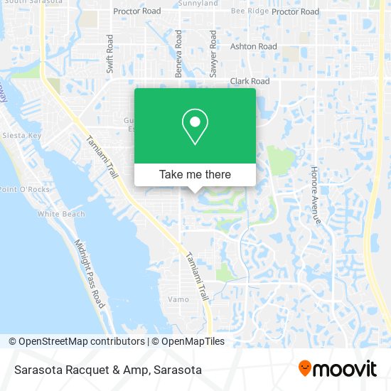 Sarasota Racquet & Amp map