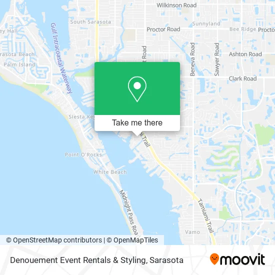 Mapa de Denouement Event Rentals & Styling