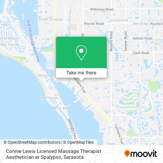 Connie Lewis Licensed Massage Therapist Aesthetician at Spalypso map