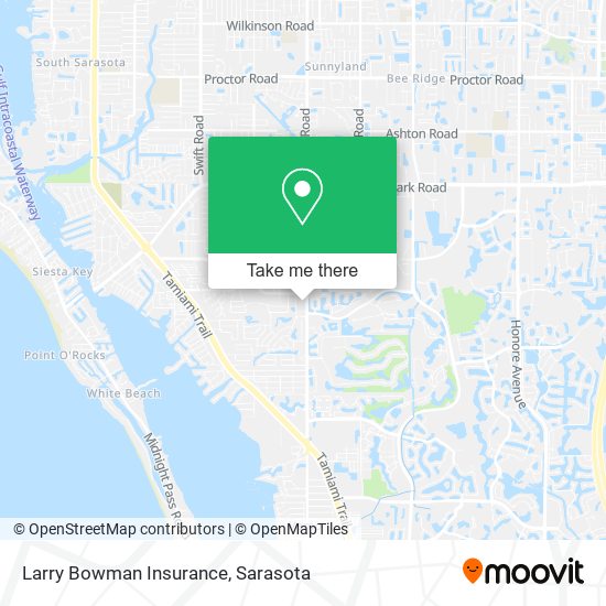 Larry Bowman Insurance map