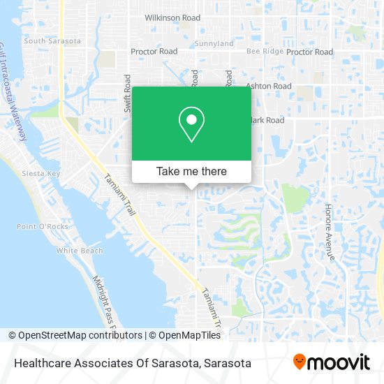 Healthcare Associates Of Sarasota map