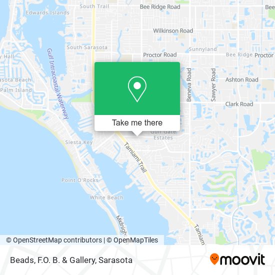 Beads, F.O. B. & Gallery map
